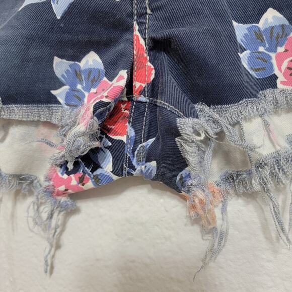 Citizens of Humanity X Jerome Daman Floral Jean Shorts 25 - Picture 7 of 11